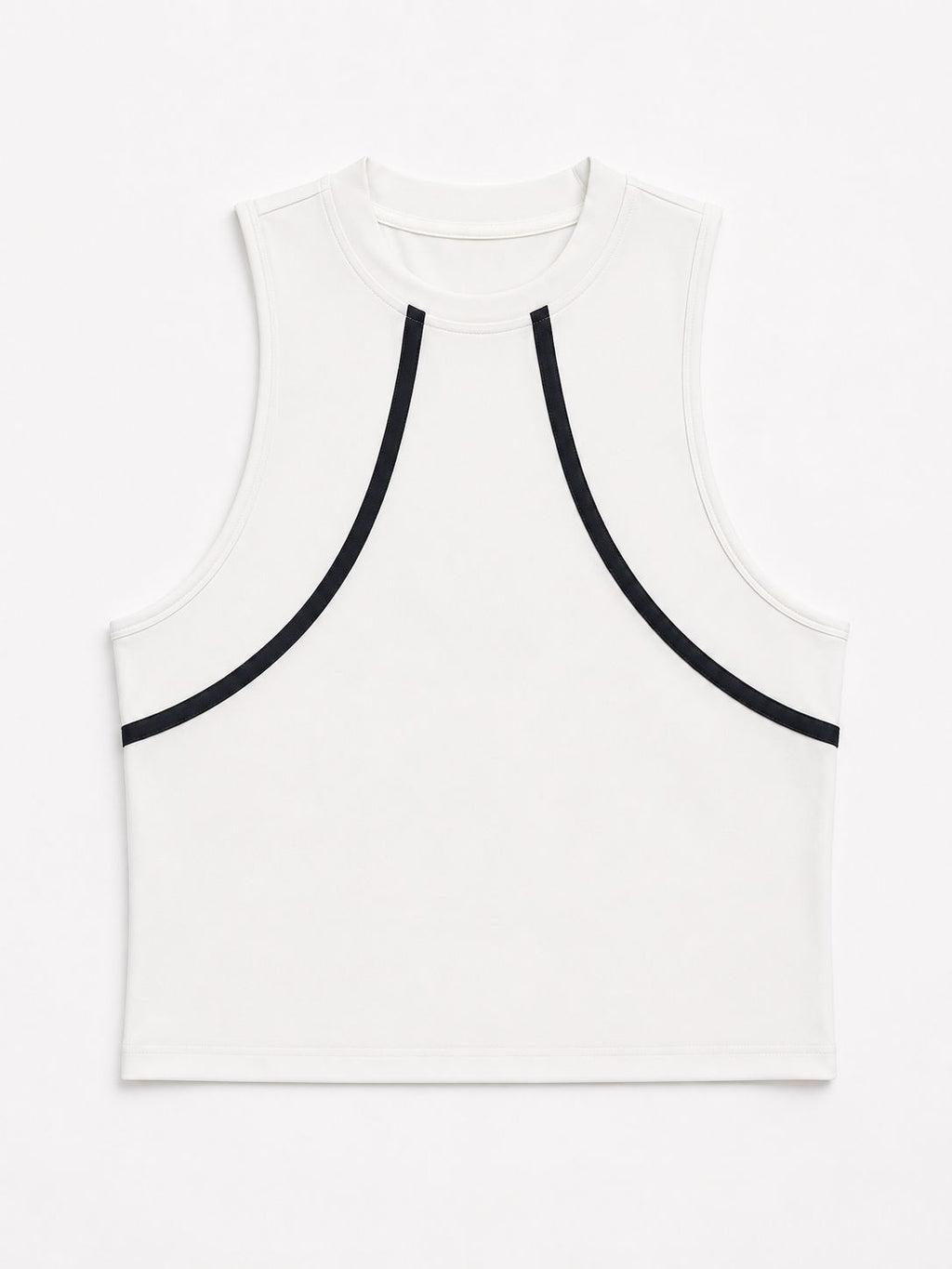 Beyond Court Rally Tank in White / Oxford Navy