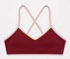 Beyond Court Elle Bra in Garnet / Powder Petal