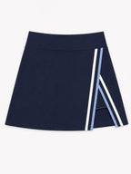 Beyond Court Momentum Skirt in Oxford Navy / White
