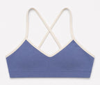 Beyond Court Elle Bra in Heritage Blue / White
