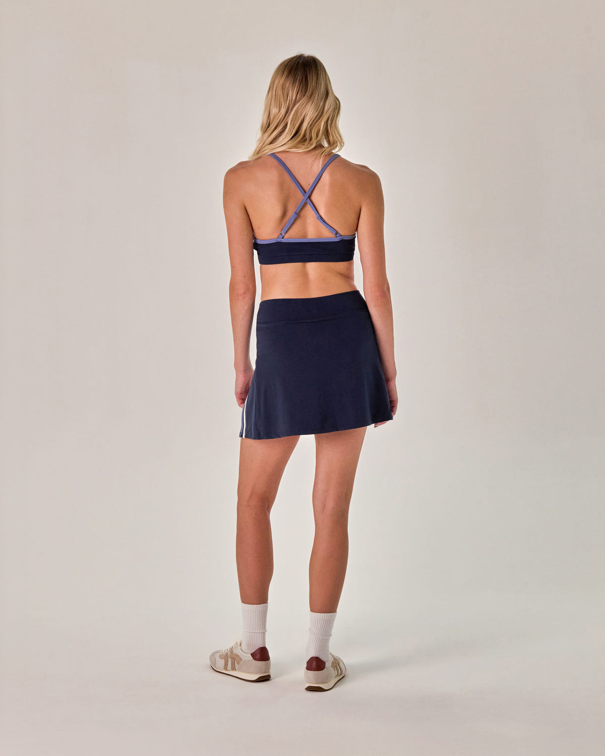 Beyond Court Elle Bra — full back in Oxford Navy