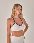 Beyond Court Elle Bra — crop front in White
