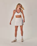 Beyond Court Elle Bra — full front in White