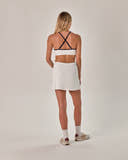 Beyond Court Momentum Skirt — full back in White