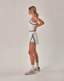 Beyond Court Rally Tank — full back three quarter in White